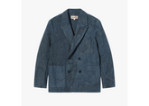 Stussy Canvas Volume Double Breasted Jacket - Navy